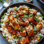 One-Pan Honey BBQ Chicken Rice