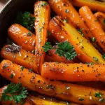 Honey Garlic Roasted Baby Carrots