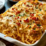 Irresistible Spicy Southern Cheesy Chicken Spaghetti Casserole
