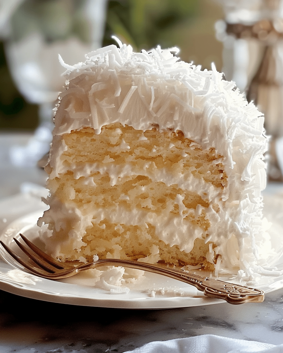 Coconut Cloud Cake