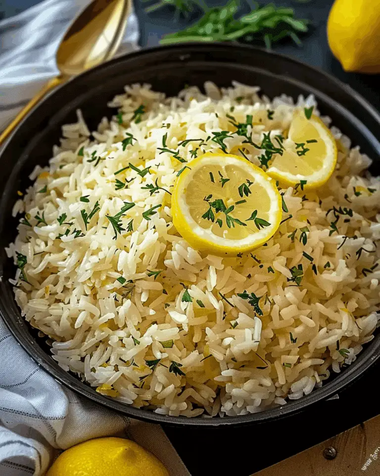 Greek Lemon Rice Recipe