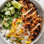 Street Corn Chicken Rice Bowl