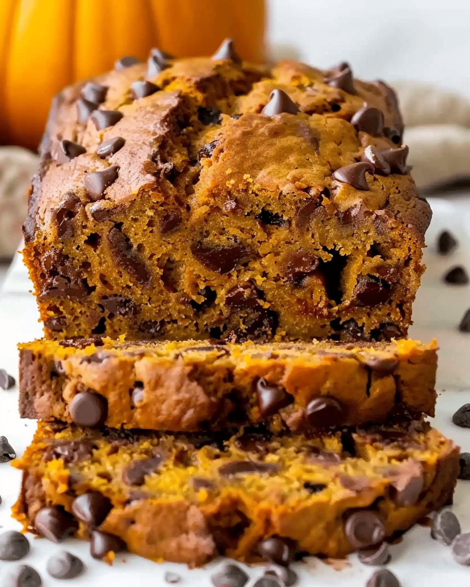 Chocolate Chip Pumpkin Bread