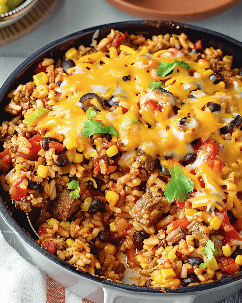 Hamburger Rice Casserole (Ground Beef Rice Casserole)