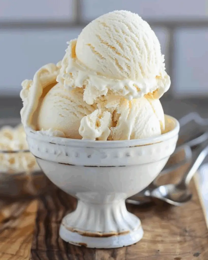 No-Churn Vanilla Ice Cream