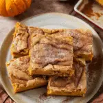 Pumpkin Snickerdoodle Brownies