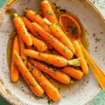 Honey Garlic Roasted Carrots