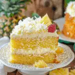 Piña Colada Poke Cake
