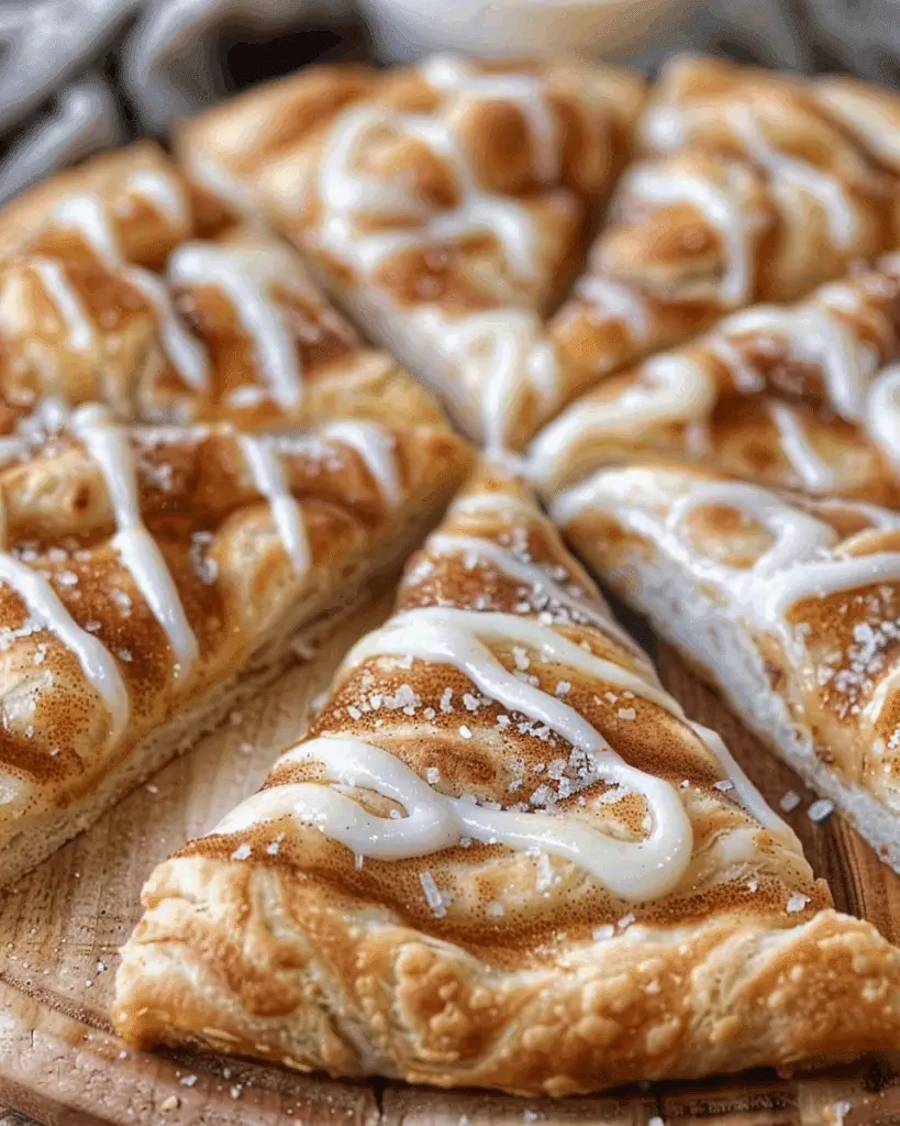 Cinnamon-Sugar Pizza Made with Crescent Rolls