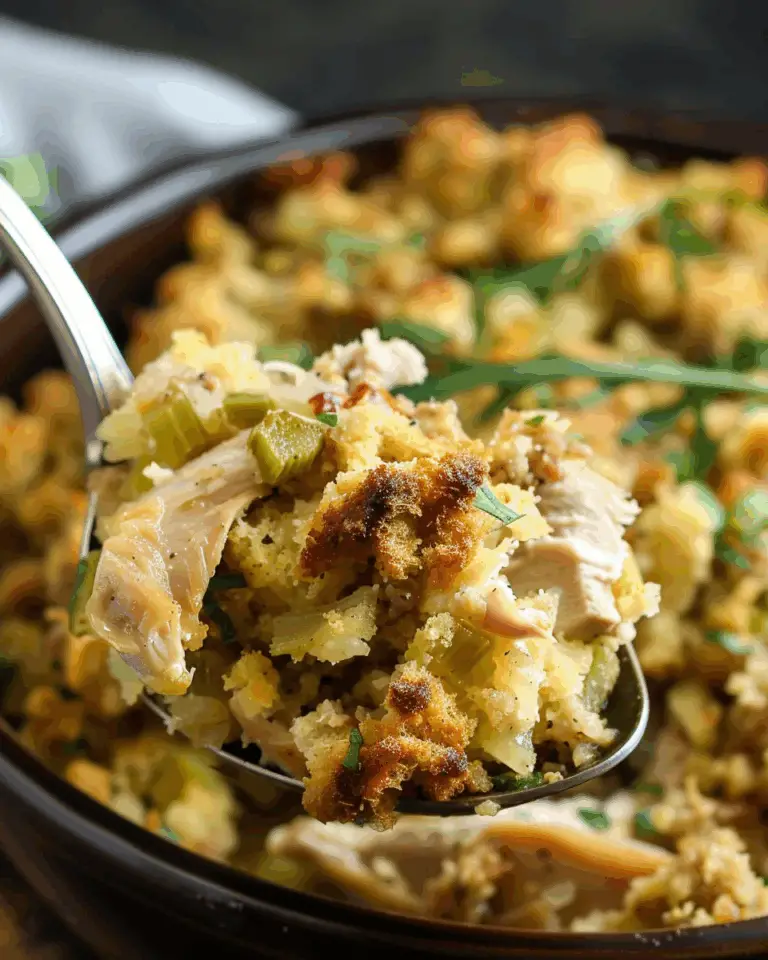 Slow Cooker Chicken and Stuffing