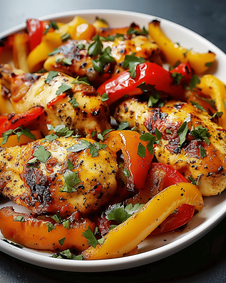 Cajun Chicken with Bell Peppers