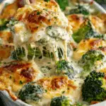 Cheesy Ranch Chicken & Broccoli Bake with Garlic Cream Sauce