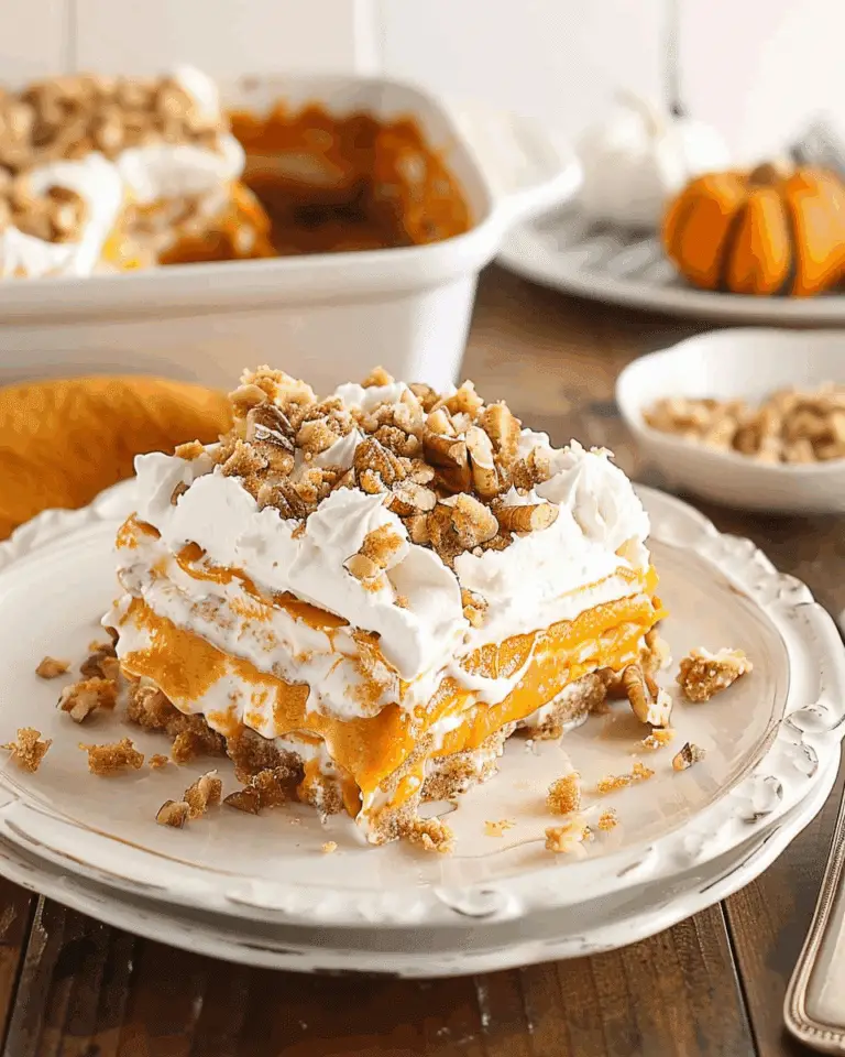 No-Bake Pumpkin Layered Dessert