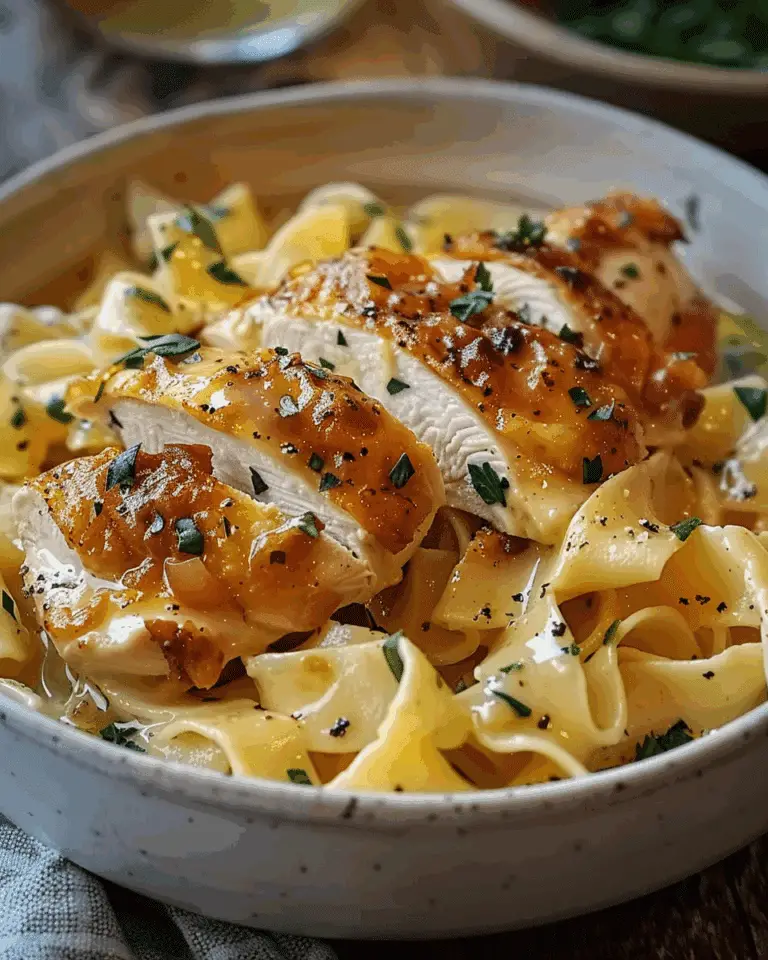 Chicken with Buttered Noodles