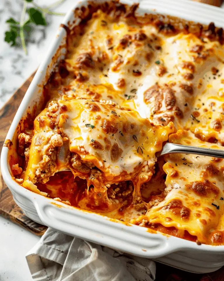 Easy Cheesy Baked Ravioli