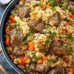 Hearty One-Pot Beef Plov (Uzbek Rice Pilaf)