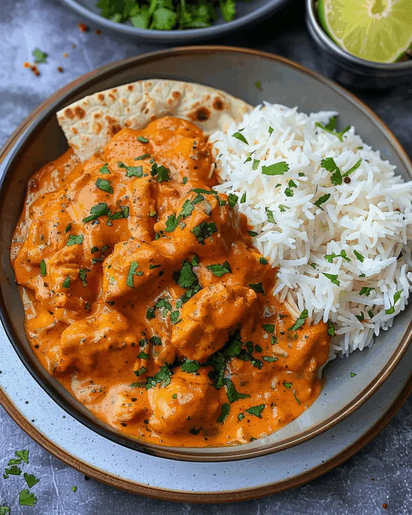 Creamy Indian-Style Chicken Curry