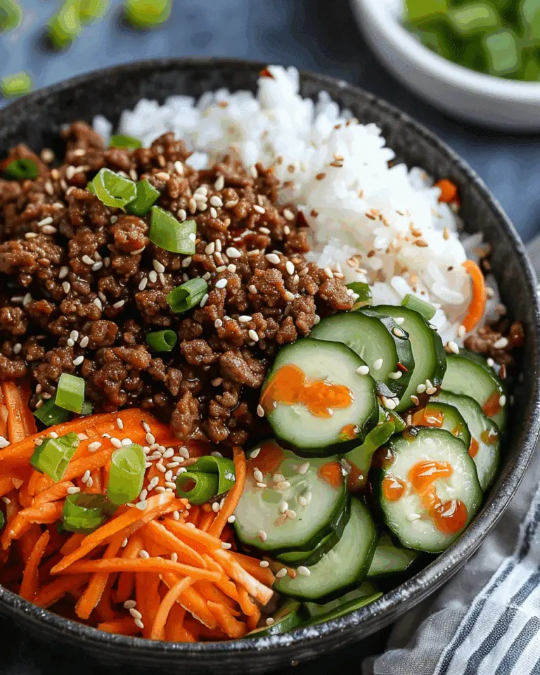The Best Korean Ground Beef Bowl Recipe for Busy Nights