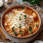 Slow Cooker Chicken Parmesan Soup
