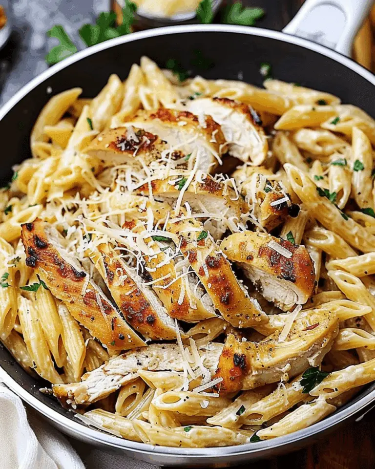 Garlic Parmesan Chicken Pasta