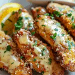Crispy Lemon-Garlic-Parmesan Chicken Tenders