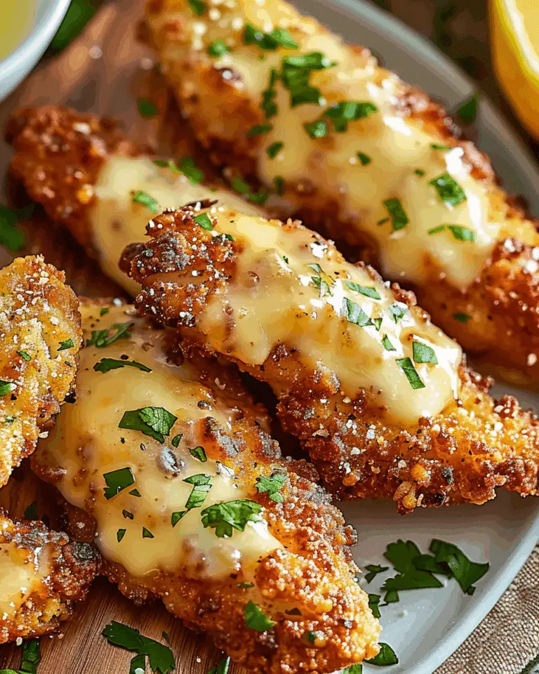 Crispy Lemon-Garlic-Parmesan Chicken Tenders
