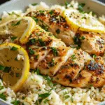 Lemon Garlic Parmesan Chicken & Rice
