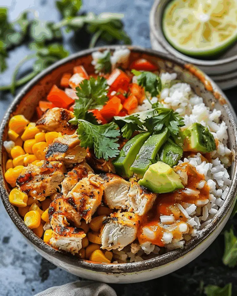 Street Corn Chicken Bowl