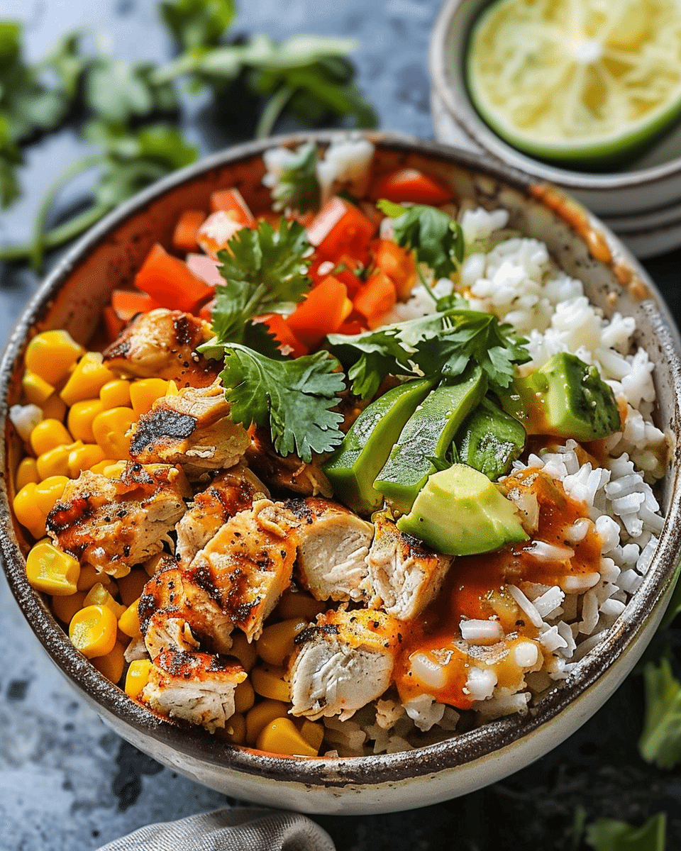 Street Corn Chicken Bowl