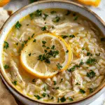 Slow Cooker Lemon Chicken Soup (Avgolemono-Style)