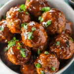 Crockpot Honey Garlic Meatballs