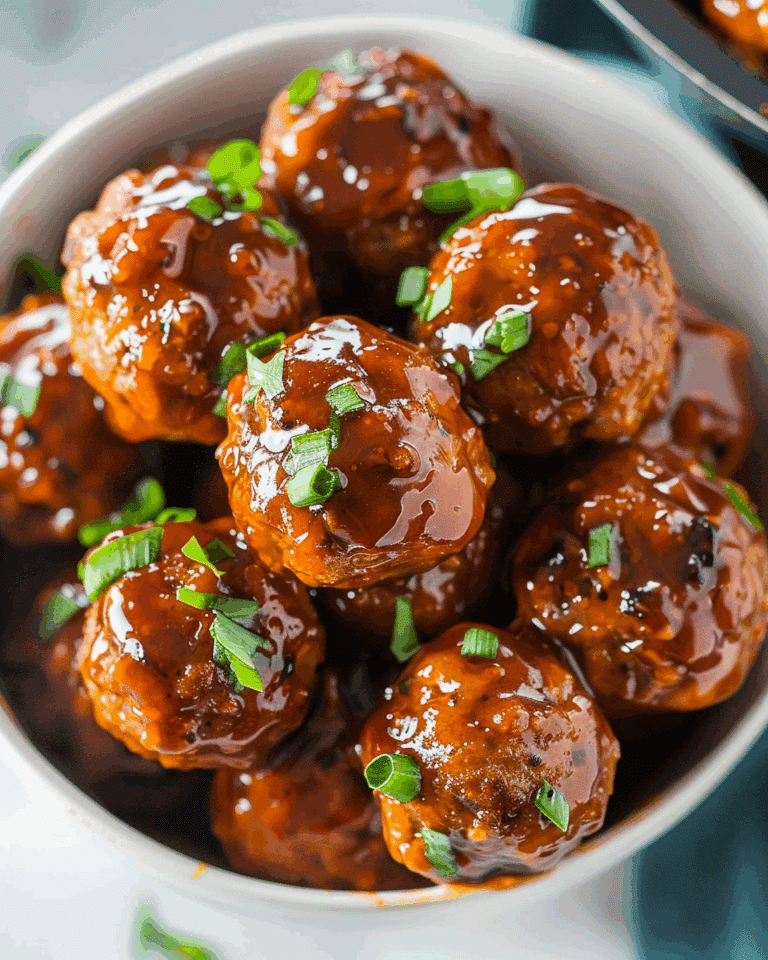 Crockpot Honey Garlic Meatballs