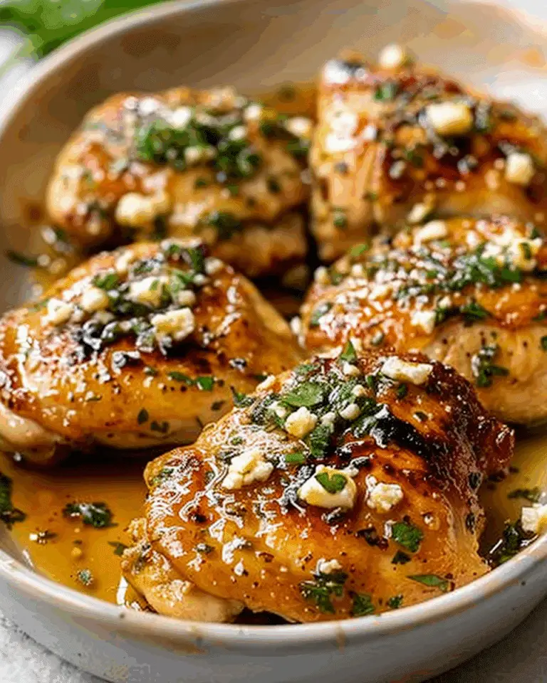 Hot Honey Feta Chicken Thighs