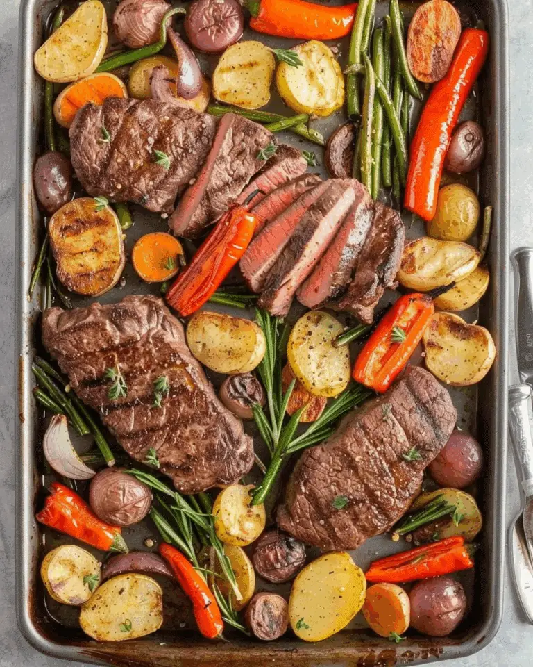 Sheet Pan Steak and Roasted Vegetables