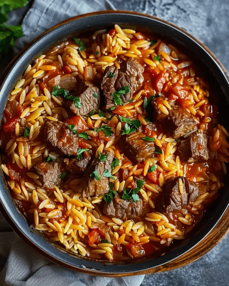 Beef Giouvetsi