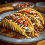 Cheesy Rotel Tacos