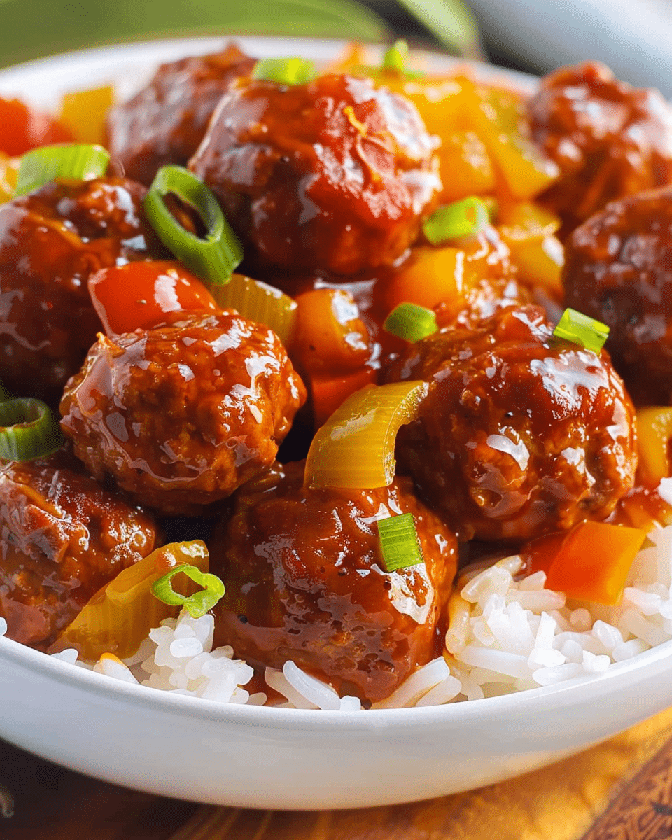 Sweet and Sour Meatballs