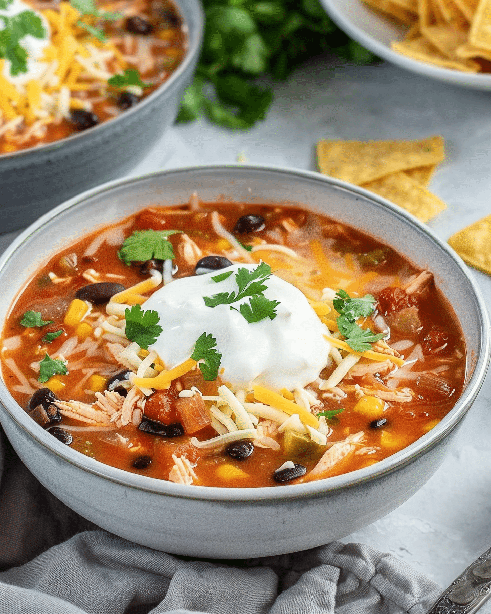 7 Can Chicken Taco Soup