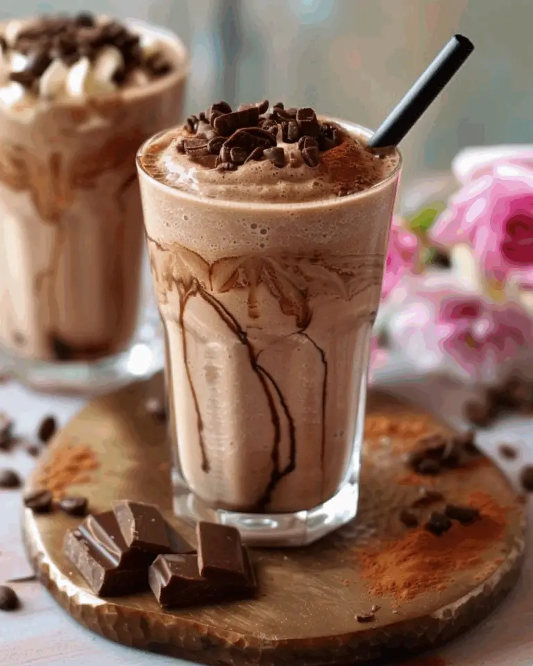 Mocha Banana Protein Smoothie (Halal-Friendly)