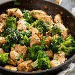 Skillet Chicken and Broccoli