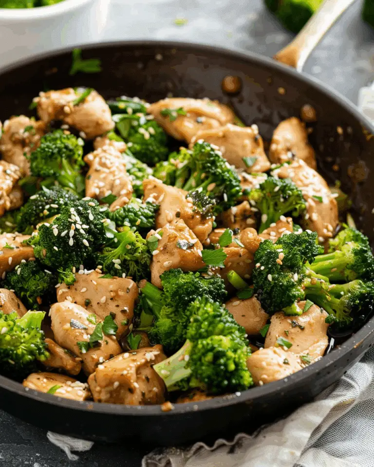 Skillet Chicken and Broccoli