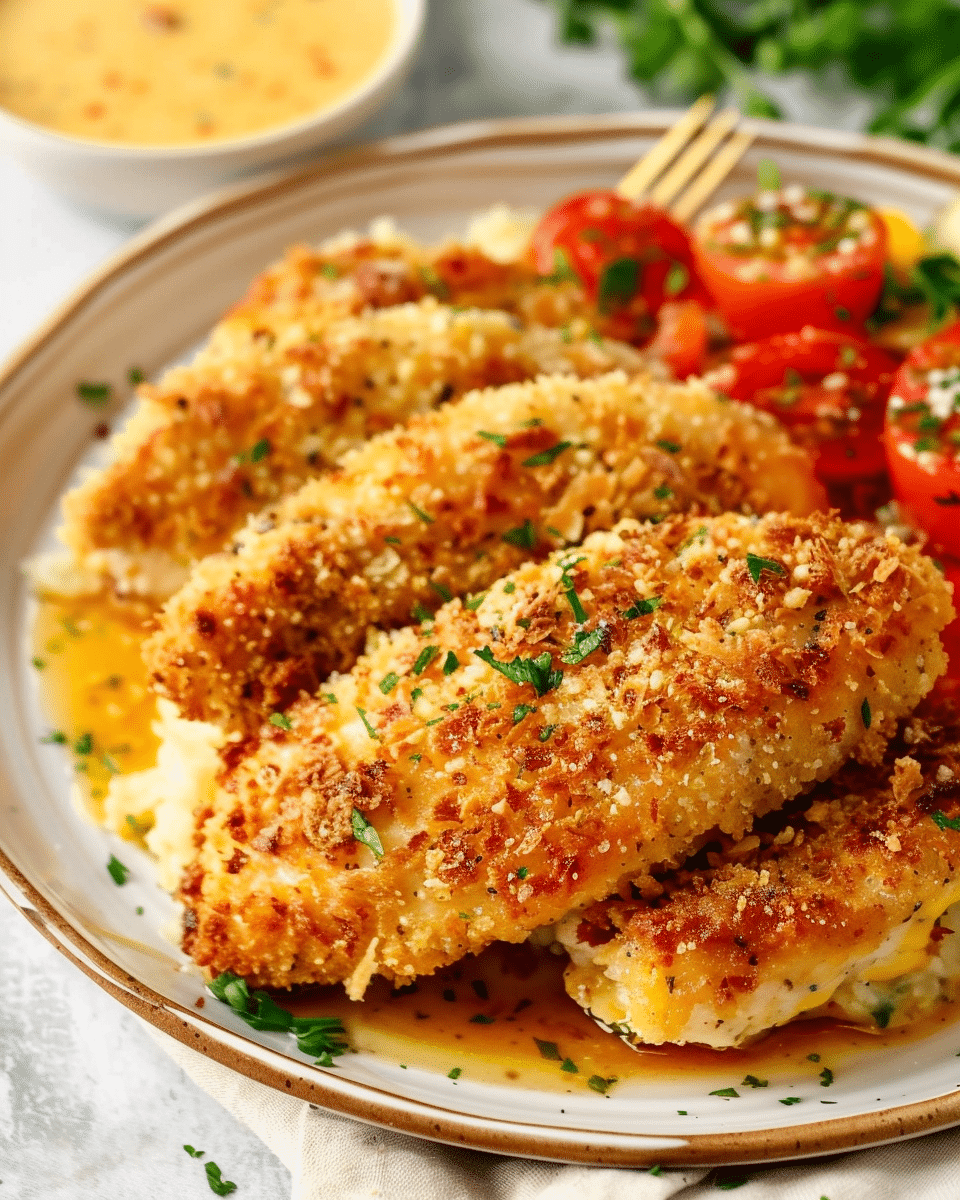 Crispy Baked Parmesan Chicken