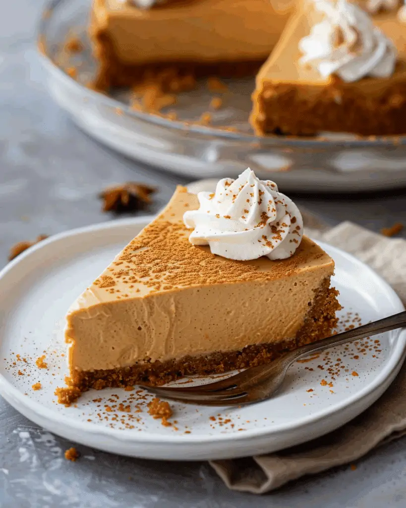 No‑Bake Pumpkin Cheesecake