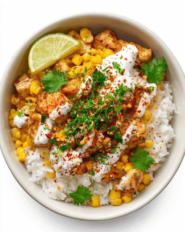 Street Corn Chicken Bowl