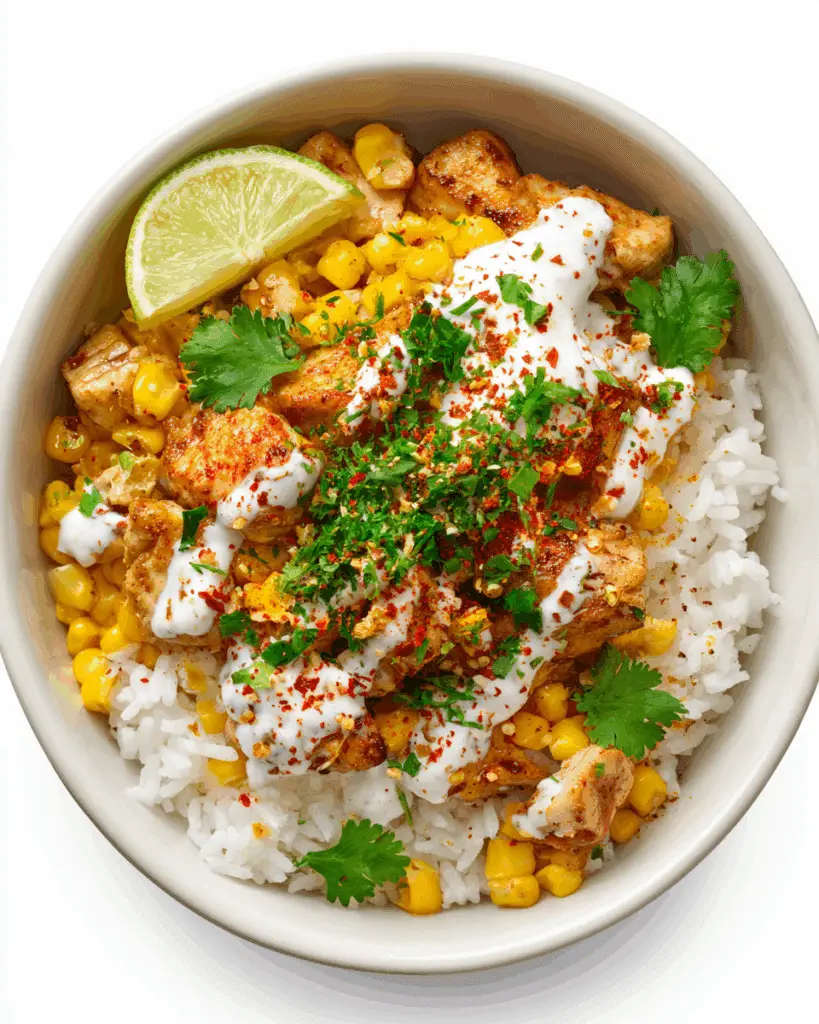 Street Corn Chicken Bowl
