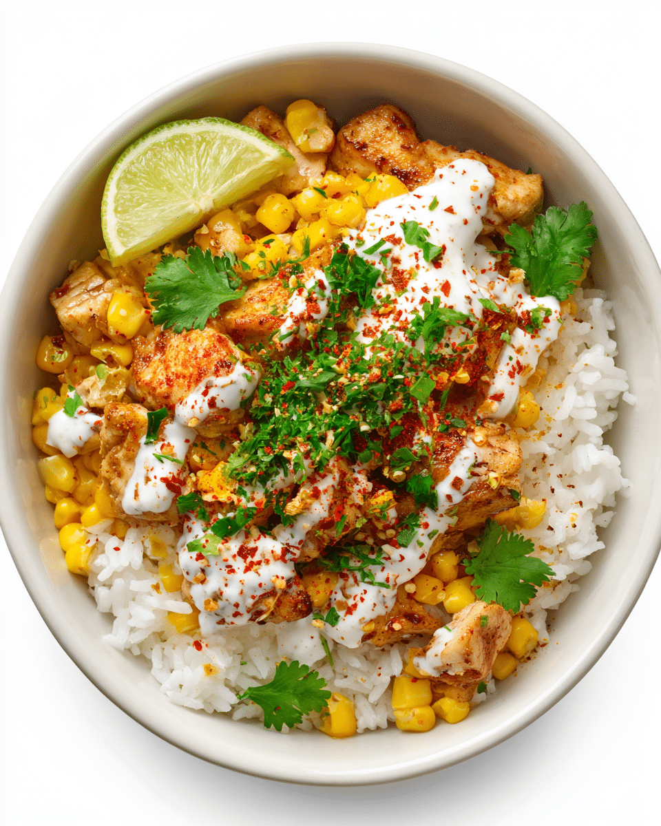 Street Corn Chicken Bowl