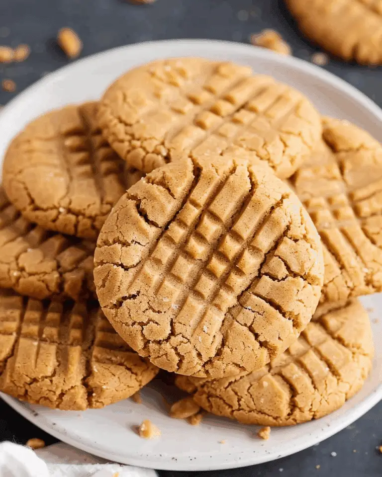 Chewy Peanut Butter Cookies
