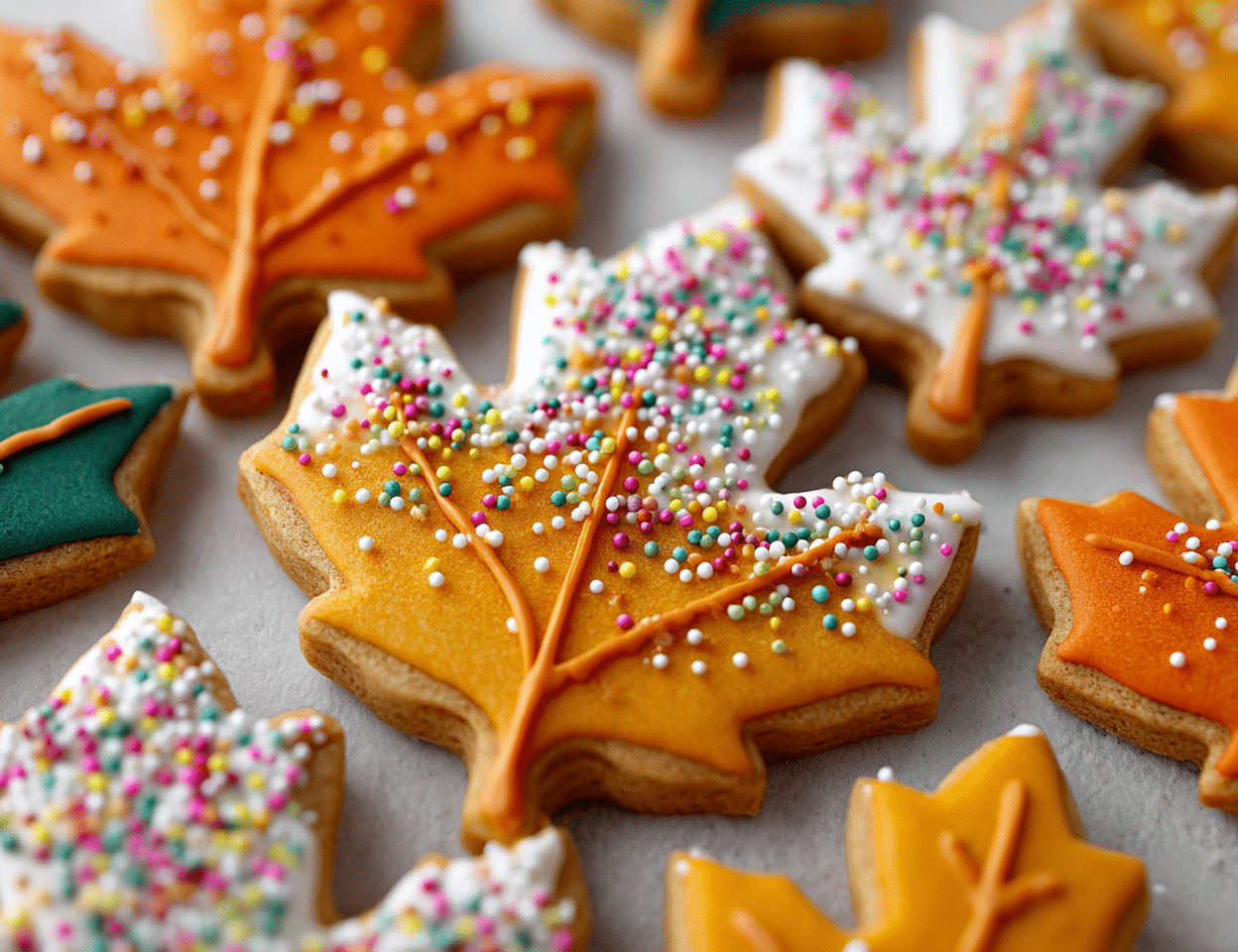 Pumpkin Sugar Cookies