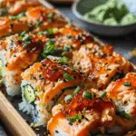 Spicy Salmon Sushi Bake