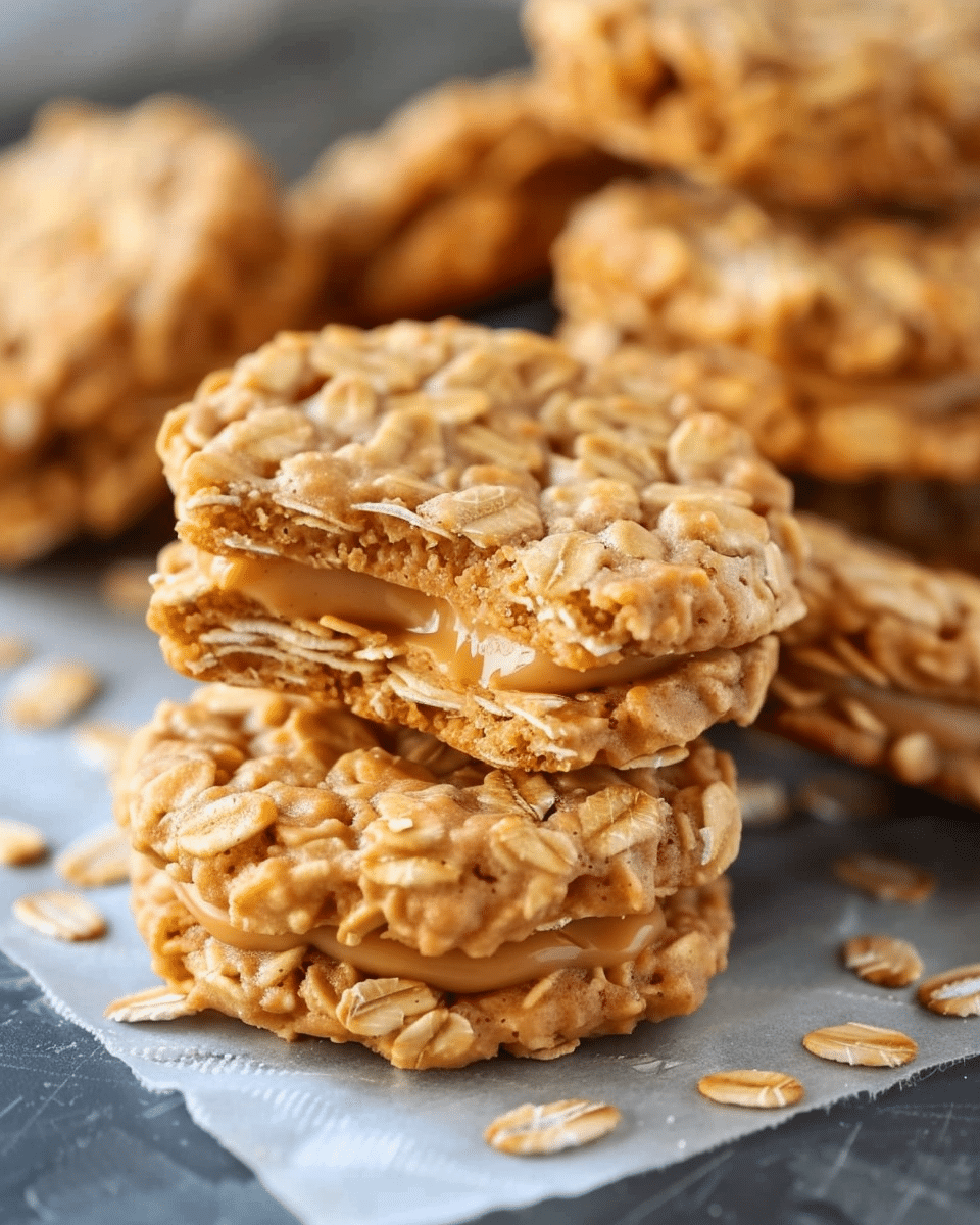 No-Bake Peanut Butter Oatmeal Cookies